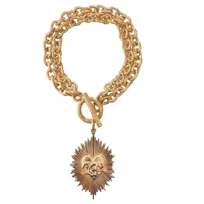 In Cauda Venenum Women's Gold Vayu Bracelet