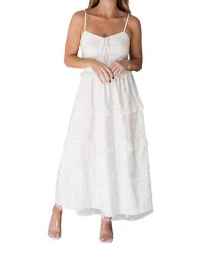 In February Briella Dress In Ivory In White