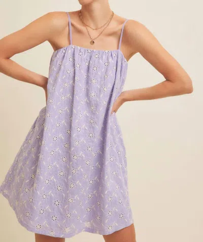 In February Kenzie Dress In Lavender In Purple