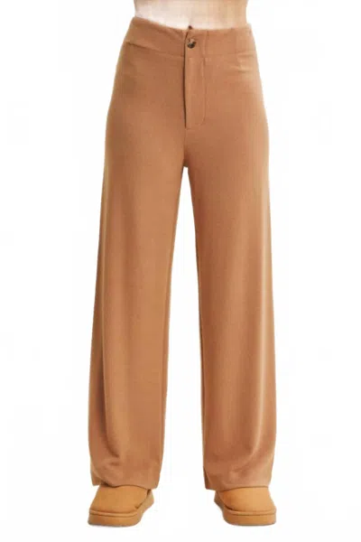 In February Thermal Straight Leg Pant In Doe In Orange