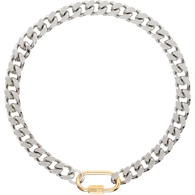 In Gold We Trust Paris Curb Chain Necklace In Metallic
