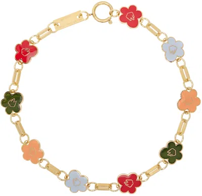 In Gold We Trust Paris Gold Flower Necklace