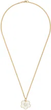 IN GOLD WE TRUST PARIS GOLD LONG FULL FLOWER NECKLACE