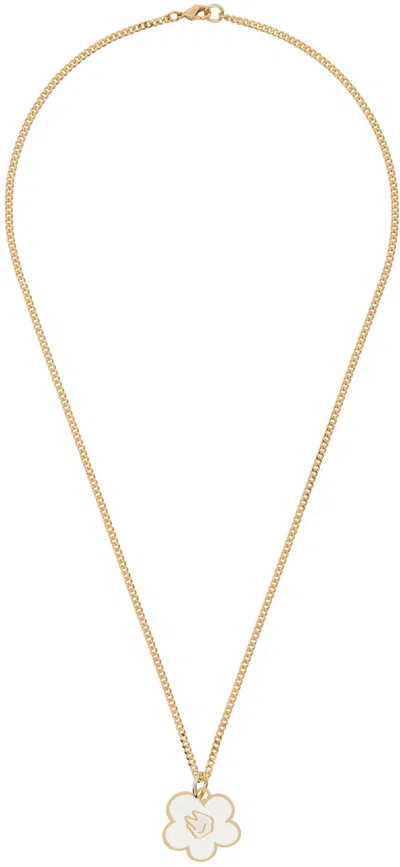 In Gold We Trust Paris Gold Long Full Flower Necklace