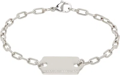 In Gold We Trust Paris Ssense Exclusive Price Tag Bracelet In Metallic