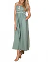 In-loom Gracie Maxi Dress In Jade Green In Green