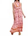 In-loom Nina Button Down Maxi Dress In Multi In Multi