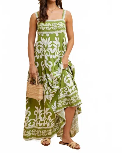 In-loom Women's Paloma Maxi Dress In Palm Green