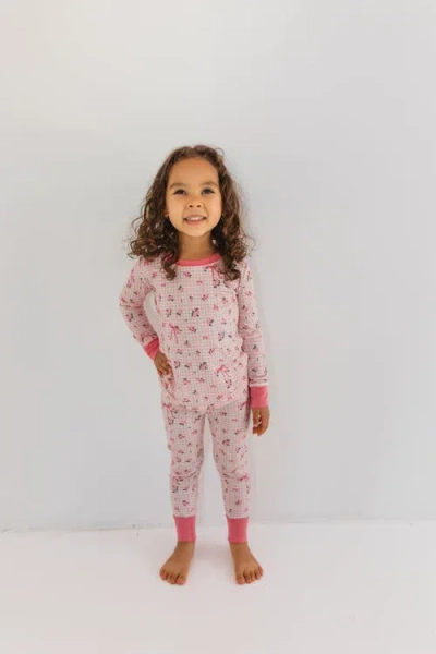 In My Jammers Babies'  Charlotte Two-piece Sleepwear Set In Pink