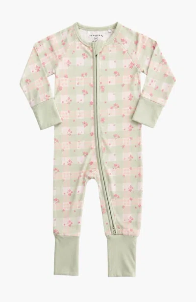 In My Jammers Babies'  Sophie Zipper Romper In Multi