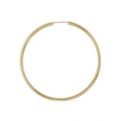 :in-residence 12ct Gold Plated Hoops | Large