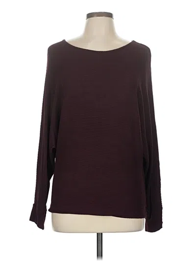 Pre-owned I.n. San Francisco 3/4 Sleeve T-shirt In Burgundy