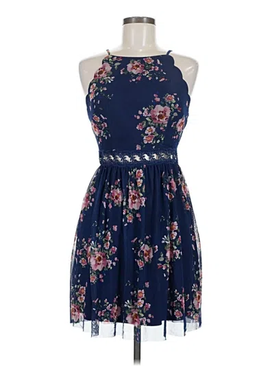 Pre-owned I.n. San Francisco Casual Dress In Blue