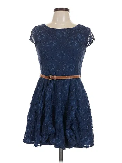 Pre-owned I.n. San Francisco Casual Dress In Blue