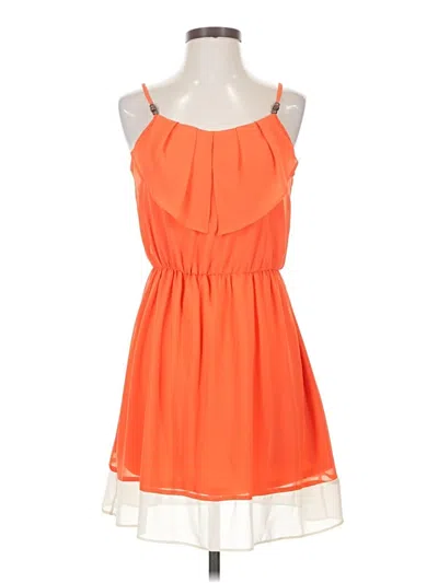 Pre-owned I.n. San Francisco Casual Dress In Orange
