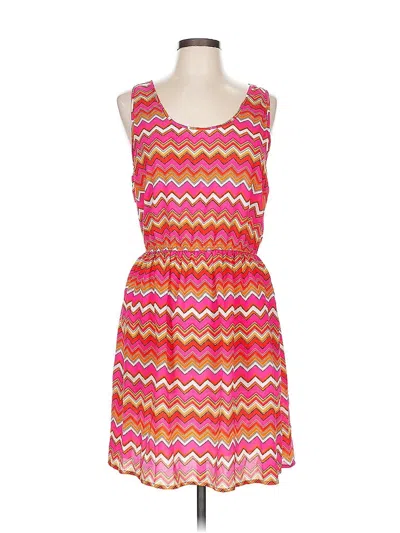 Pre-owned I.n. San Francisco Casual Dress In Pink