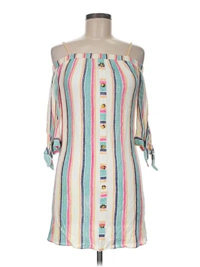 Pre-owned I.n. San Francisco Casual Dress In White