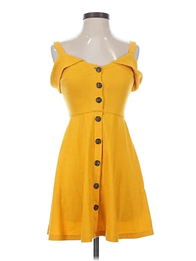 Pre-owned I.n. San Francisco Casual Dress In Yellow