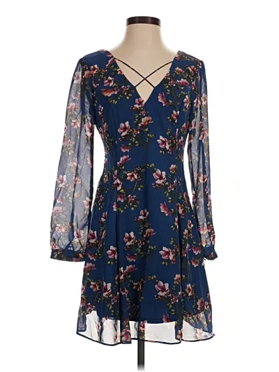 Pre-owned I.n. San Francisco Cocktail Dress In Blue