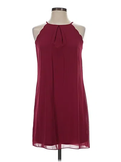 Pre-owned I.n. San Francisco Cocktail Dress In Burgundy