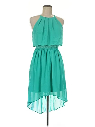 Pre-owned I.n. San Francisco Cocktail Dress In Teal