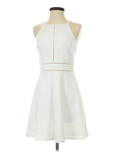 Pre-owned I.n. San Francisco Cocktail Dress In White