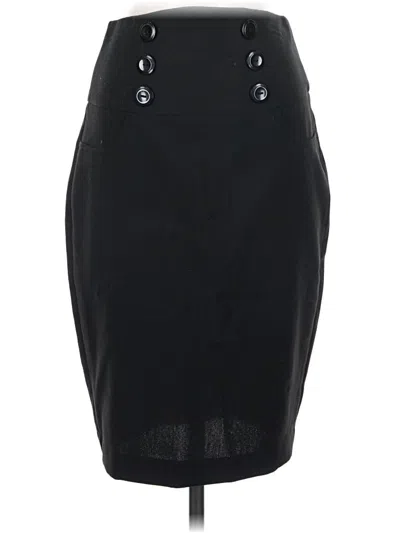Pre-owned I.n. San Francisco Formal Skirt In Black
