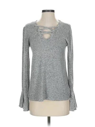 Pre-owned I.n. San Francisco Long Sleeve T-shirt In Gray