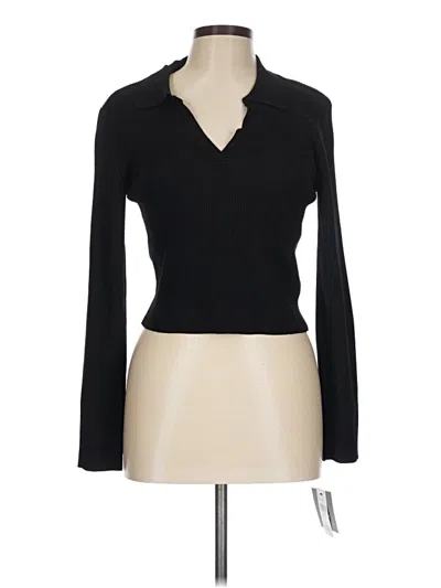 Pre-owned I.n. San Francisco Long Sleeve Turtleneck In Black