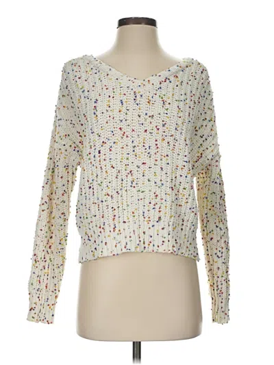 Pre-owned I.n. San Francisco Pullover Sweater In White