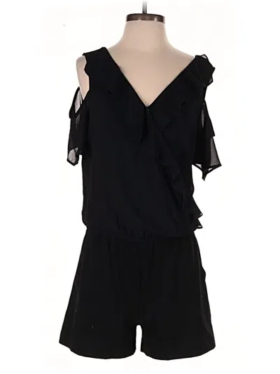 Pre-owned I.n. San Francisco Romper In Black