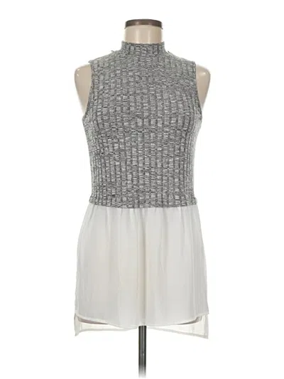 Pre-owned I.n. San Francisco Sleeveless Blouse In Gray