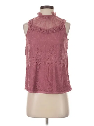 Pre-owned I.n. San Francisco Sleeveless Blouse In Pink