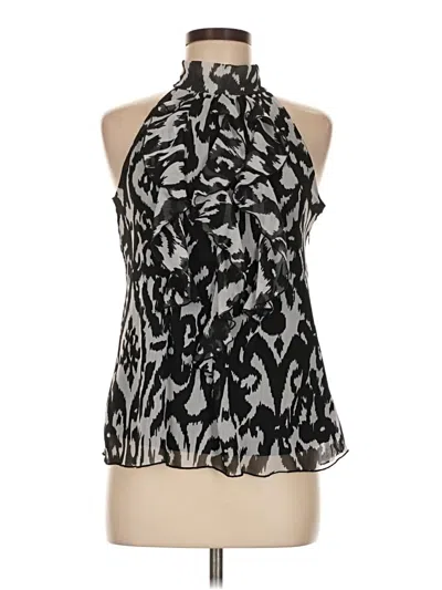 Pre-owned I.n. San Francisco Sleeveless Blouse In Silver