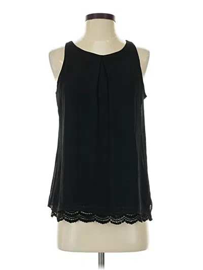 Pre-owned I.n. San Francisco Tank Top Black Halter Neckline Tops