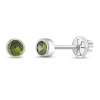 In Season Jewelry Kids'  14k Bezel Cubic Zirconia Earrings In August