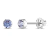 In Season Jewelry Kids'  14k Bezel Cubic Zirconia Earrings In June