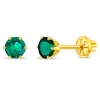 In Season Jewelry Babies'  14k Classic Prong Solitaire Earrings In May