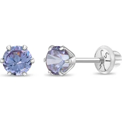 In Season Jewelry Babies'  14k Classic Solitaire Earrings In June