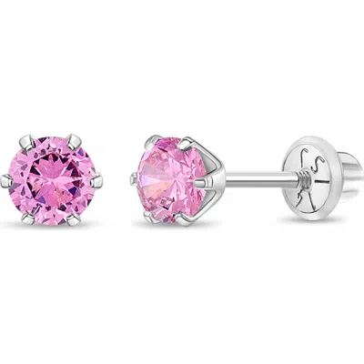 In Season Jewelry Babies'  14k Classic Solitaire Earrings In October