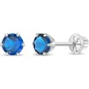 In Season Jewelry Babies'  14k Classic Solitaire Earrings In September