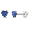 In Season Jewelry Babies'  14k Tiny Cubic Zirconia Heart Earrings In September