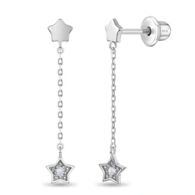 In Season Jewelry Kids'  Dancing Star Girl Earrings In Metallic