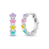 In Season Jewelry Kids'  Star Cascade Huggie Hoops In Multi-color