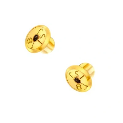 In Season Jewelry Kids'  Yellow Gold Replacement Screw Backs