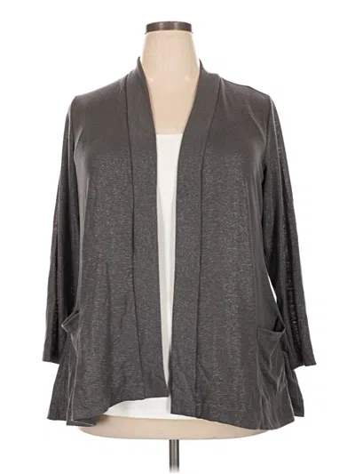 Pre-owned I.n. Studio Cardigan Sweater In Gray