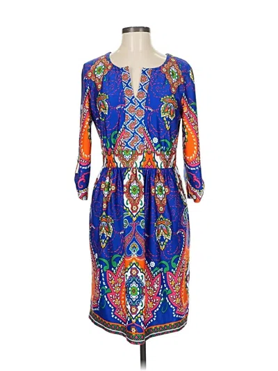 Pre-owned I.n. Studio Casual Dress In Blue