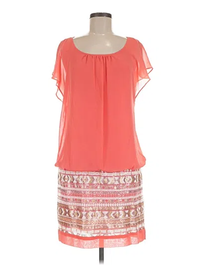 Pre-owned I.n. Studio Casual Dress In Orange