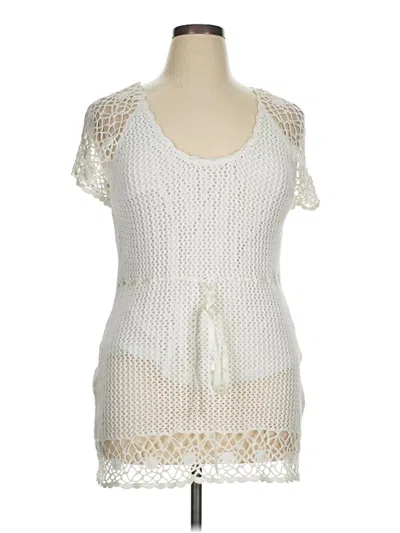 Pre-owned I.n. Studio Casual Dress In White