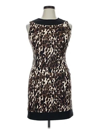 Pre-owned I.n. Studio Cocktail Dress In Brown